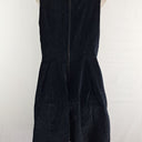 Second-Hand - Cue Midnight Velvet Paisley Midi Dress Size 14 - SwapUp