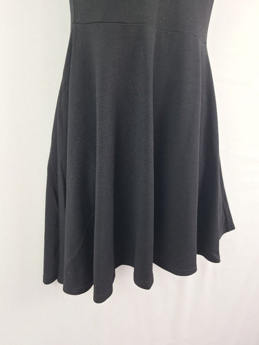 Second-Hand - Angel Biba Indie Laser Cut Out Skater Dress Size 10 - SwapUp