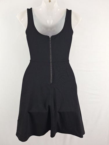 Second-Hand - Angel Biba Indie Laser Cut Out Skater Dress Size 10 - SwapUp