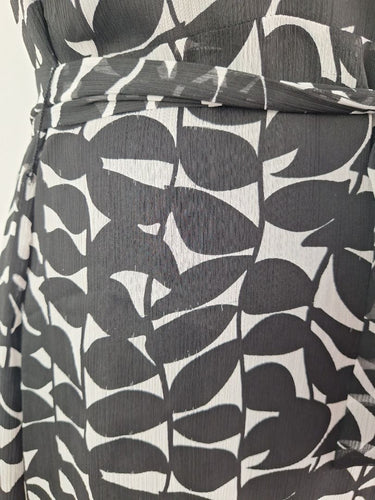 Second-Hand - Conspiracy Leafy Chiffon Ruffle Dress Size 14 - SwapUp