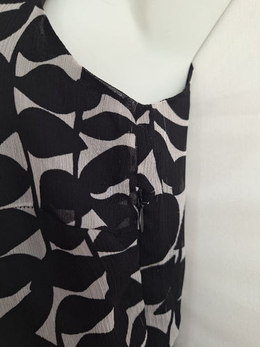 Second-Hand - Conspiracy Leafy Chiffon Ruffle Dress Size 14 - SwapUp
