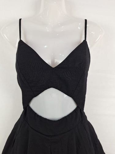 Second-Hand - Rumor Boutique Diamond Cut Out Mini Playsuit Size 6 - SwapUp