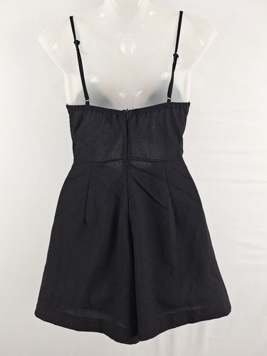 Second-Hand - Rumor Boutique Diamond Cut Out Mini Playsuit Size 6 - SwapUp