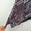 Second-Hand - M.E.L Geo Silk Patterned Top Size 12 - SwapUp