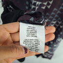 Second-Hand - M.E.L Geo Silk Patterned Top Size 12 - SwapUp