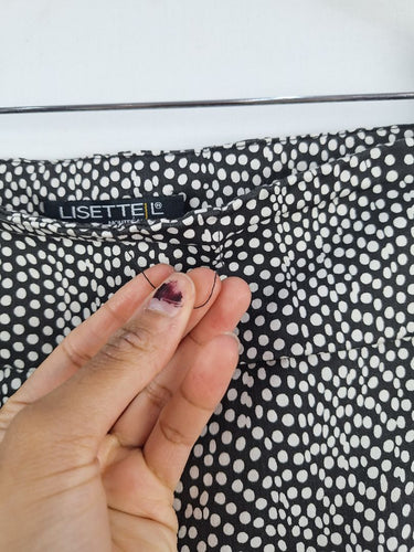 Second-Hand - Lisette-L Speckled Spot Tapered Everyday Pants Size 18 - SwapUp