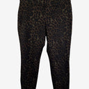 Second-Hand - Up! Dark Leopard Staggered Hem Pants Size 12 - SwapUp