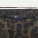 Second-Hand - Up! Dark Leopard Staggered Hem Pants Size 12 - SwapUp