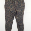 Second-Hand - Up! Dark Leopard Staggered Hem Pants Size 12 - SwapUp