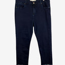 Second-Hand - New London Jeans Dark Indigo Fringe Hem Jeans Size 14 - SwapUp