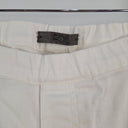 Second-Hand - Foil White Elastic Waist Denim Pants Size 14 - SwapUp