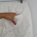 Second-Hand - Foil White Elastic Waist Denim Pants Size 14 - SwapUp