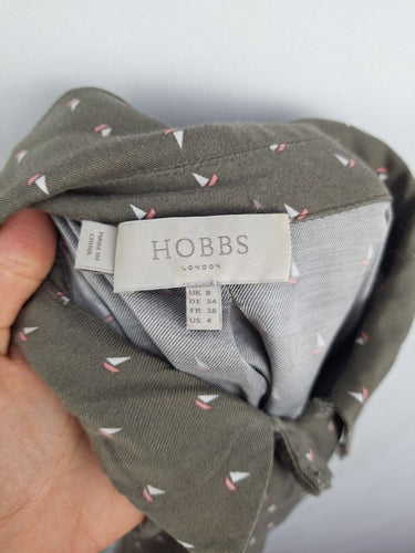Second-Hand - Hobbs Olive Boat Shirt Dress Size 8 - SwapUp