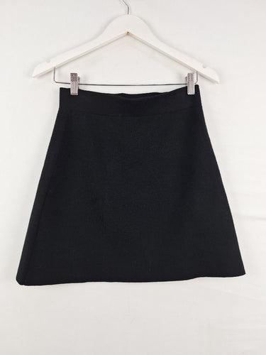 Second-Hand - Massimo Dutti Gold Button Knit Skirt Size XS - SwapUp