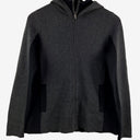 Second-Hand - Rachel Zoe Panelled Hooded Zip Up Jacket Size S - SwapUp