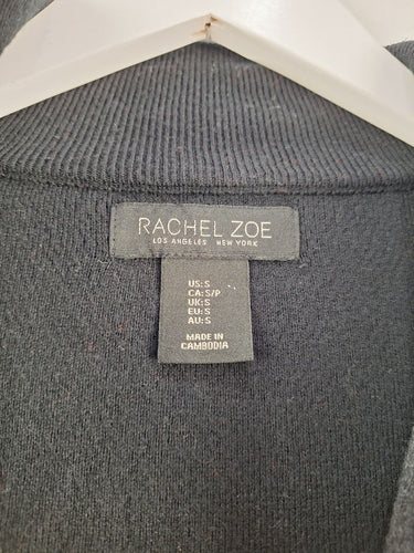 Second-Hand - Rachel Zoe Panelled Hooded Zip Up Jacket Size S - SwapUp