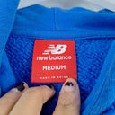 Second-Hand - New Balance Azure Cropped Hoodie Jumper Size M - SwapUp