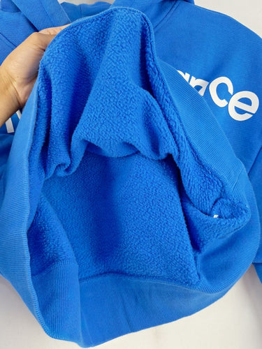 Second-Hand - New Balance Azure Cropped Hoodie Jumper Size M - SwapUp