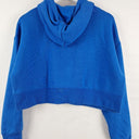 Second-Hand - New Balance Azure Cropped Hoodie Jumper Size M - SwapUp