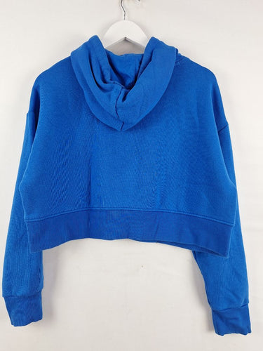 Second-Hand - New Balance Azure Cropped Hoodie Jumper Size M - SwapUp