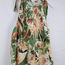 Second-Hand - Esmaee Tropicana Linen Blend Top Size M - SwapUp
