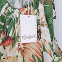 Second-Hand - Esmaee Tropicana Linen Blend Top Size M - SwapUp