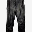 Second-Hand - Paige Faux Leather Tailored Pants Size 8 - SwapUp