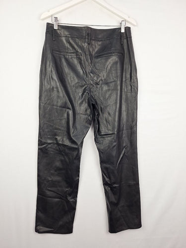 Second-Hand - Paige Faux Leather Tailored Pants Size 8 - SwapUp