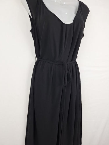 Second-Hand - Gerard Darel Front Drape Belted Mini Dress Size 12 - SwapUp