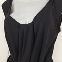 Second-Hand - Gerard Darel Front Drape Belted Mini Dress Size 12 - SwapUp