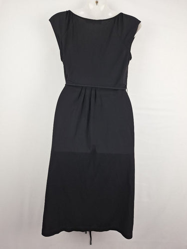 Second-Hand - Gerard Darel Front Drape Belted Mini Dress Size 12 - SwapUp