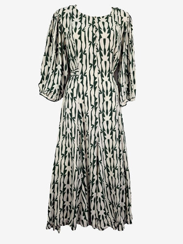 Country Road Moss Covered Button Tie Front Dress Size 12