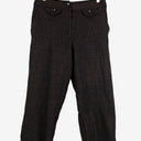 Second-Hand - Anna Thomas Cropped Tweed Wool Blend Pants Size 12 - SwapUp