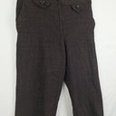Second-Hand - Anna Thomas Cropped Tweed Wool Blend Pants Size 12 - SwapUp