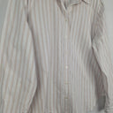 Second-Hand - Trenery Beachy Cream Cotton Button Up Shirt Size 16 - SwapUp