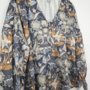 Second-Hand - Society Amuse Earthy Paisley Silky Blouse Size 10 - SwapUp
