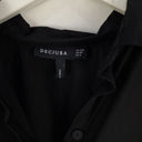 Second-Hand - Decjuba Black Cotton Oversized Elevated Shirt Size XXS - SwapUp
