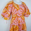 Second-Hand - Concrete Jellyfish Summer Passion Puff Sleeve Mini Dress Size M - SwapUp