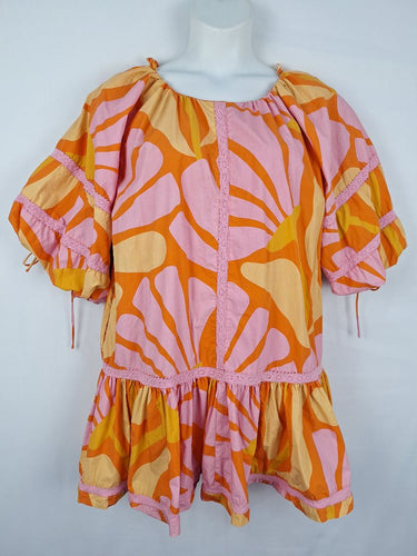Second-Hand - Concrete Jellyfish Summer Passion Puff Sleeve Mini Dress Size M - SwapUp