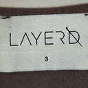 Second-Hand - Layer'd Taupe Essential Weekend Midi Dress Size XL - SwapUp