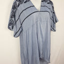 Second-Hand - Ellis & Dewey Poolside Embroidered Semi Sheer Mini Dress Size OSFA - SwapUp