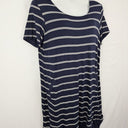 Second-Hand - Layer'd Navy Classic Striped Midi Dress Size XL - SwapUp