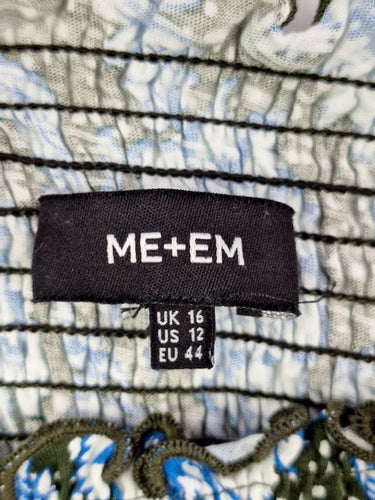Second-Hand - ME+EM Summer Staple Shirred Tank Top Size 16 - SwapUp