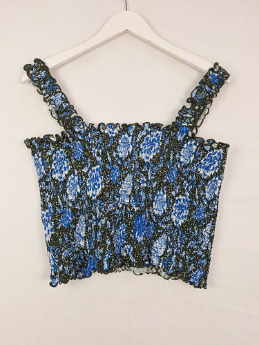 Second-Hand - ME+EM Summer Staple Shirred Tank Top Size 16 - SwapUp