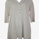 Second-Hand - Blue Illusion Summer Throw Over Broderie Mini Dress Size XL - SwapUp