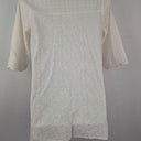 Second-Hand - Blue Illusion Summer Throw Over Broderie Mini Dress Size XL - SwapUp