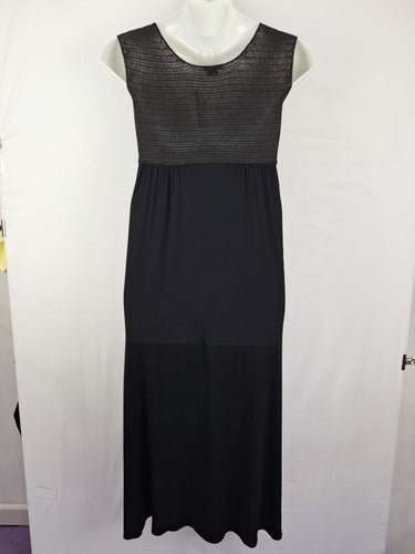 Second-Hand - Theory Crocheted Scoop Neck Sleeveless Midi Dress Size S - SwapUp