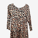 Second-Hand - Cartel & Willow Cheetah Print Flirty Day Shift Dress Size XL - SwapUp