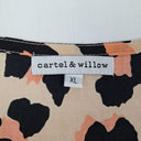 Second-Hand - Cartel & Willow Cheetah Print Flirty Day Shift Dress Size XL - SwapUp