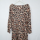 Second-Hand - Cartel & Willow Cheetah Print Flirty Day Shift Dress Size XL - SwapUp